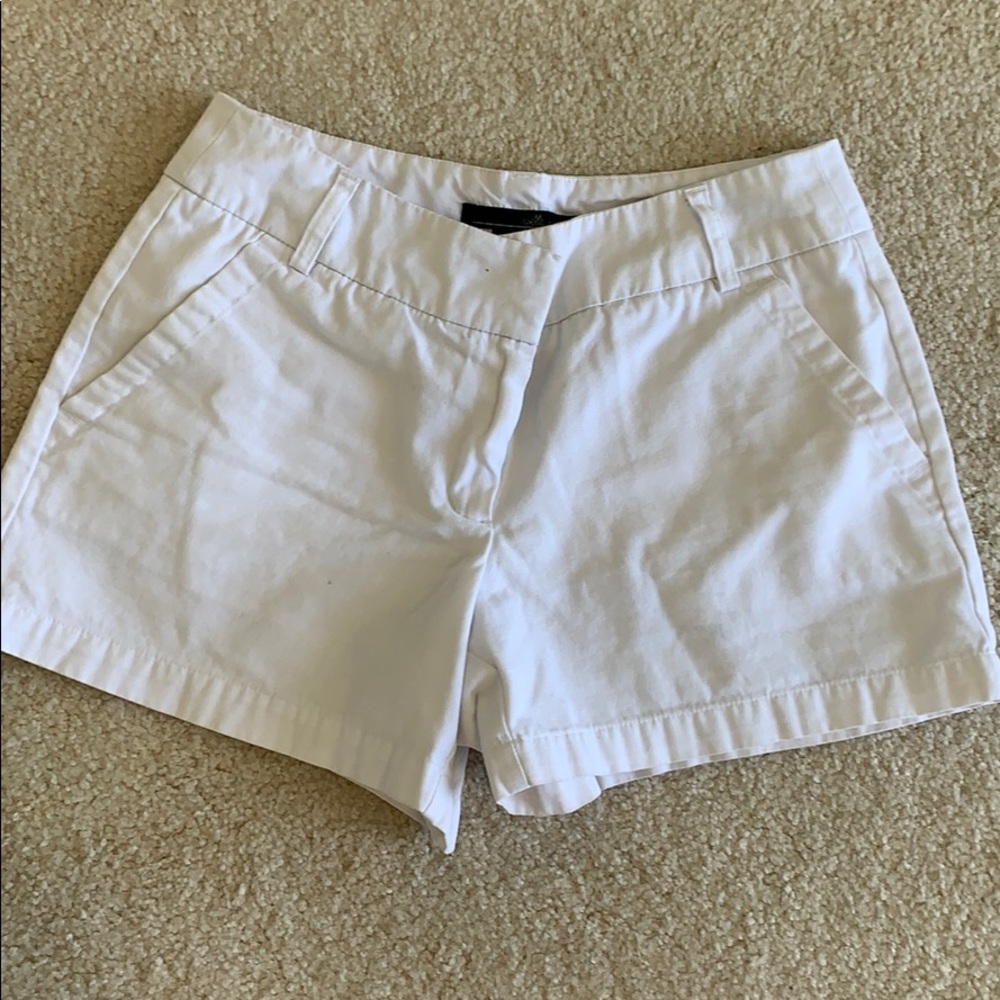 White Jean shorts